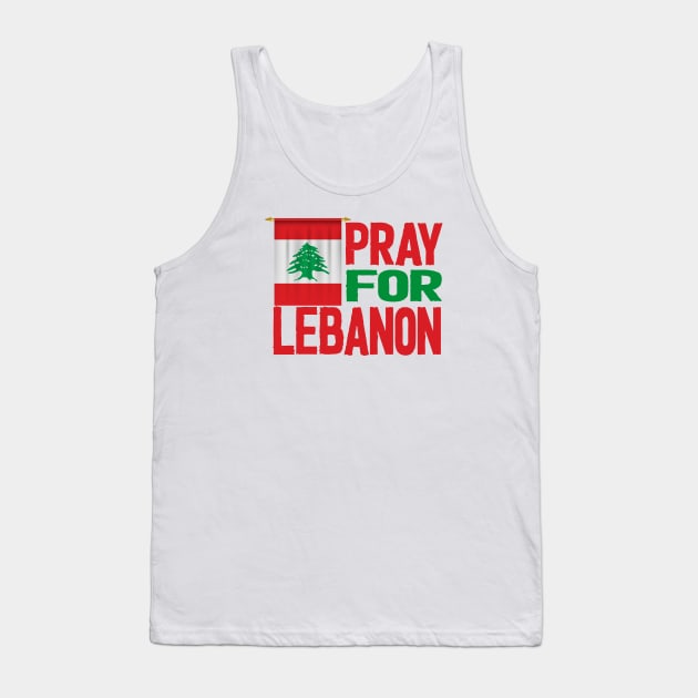 Pray for lebanon beirut explosion Tank Top by Netcam